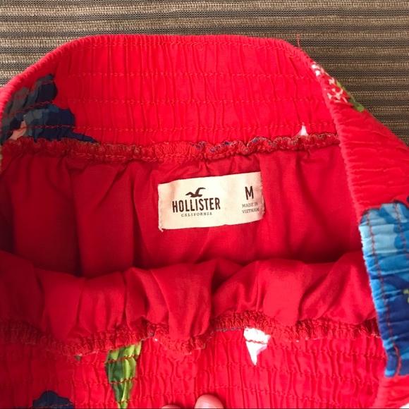 Vibrant Red Coral Mini Skirt - Picture 4 of 5